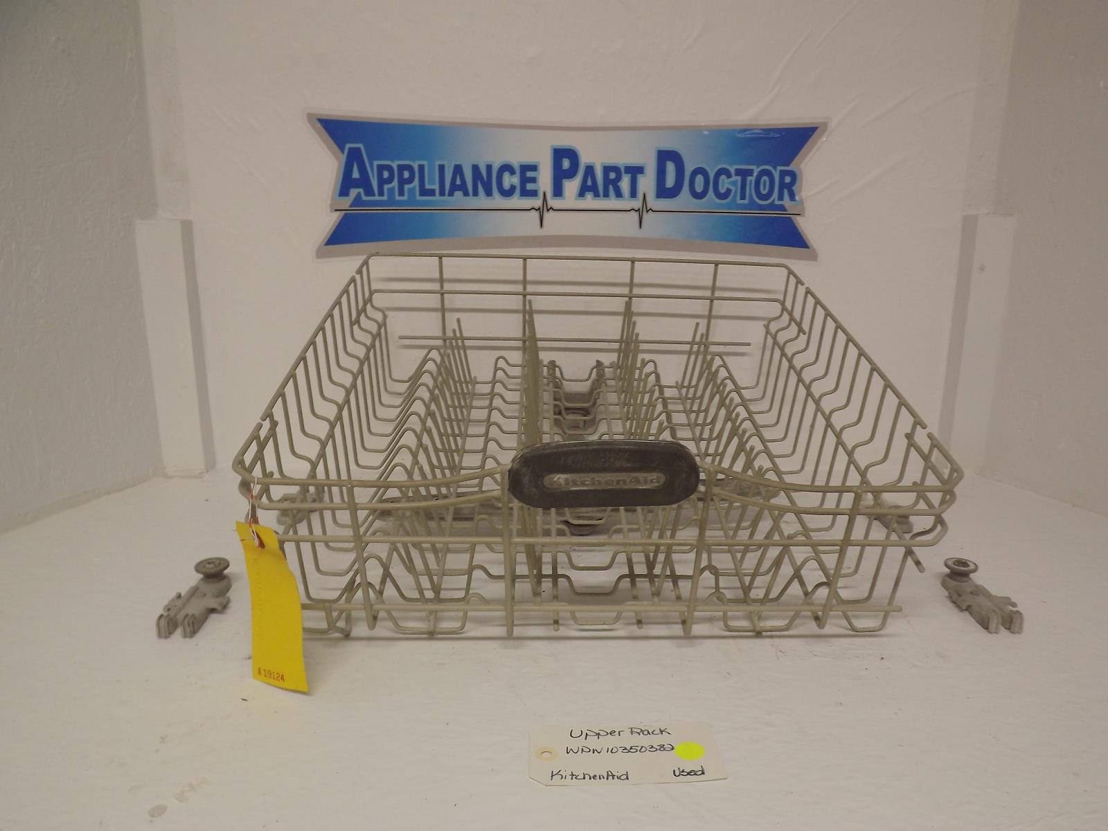 KitchenAid Dishwasher WPW10350382 Upper Rack Used KitchenAid Dishwasher WPW10350382 Upper Rack Used